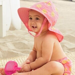 Pottery Barn Baby Sunshine Sun Hat 12-24 months Beach Pool